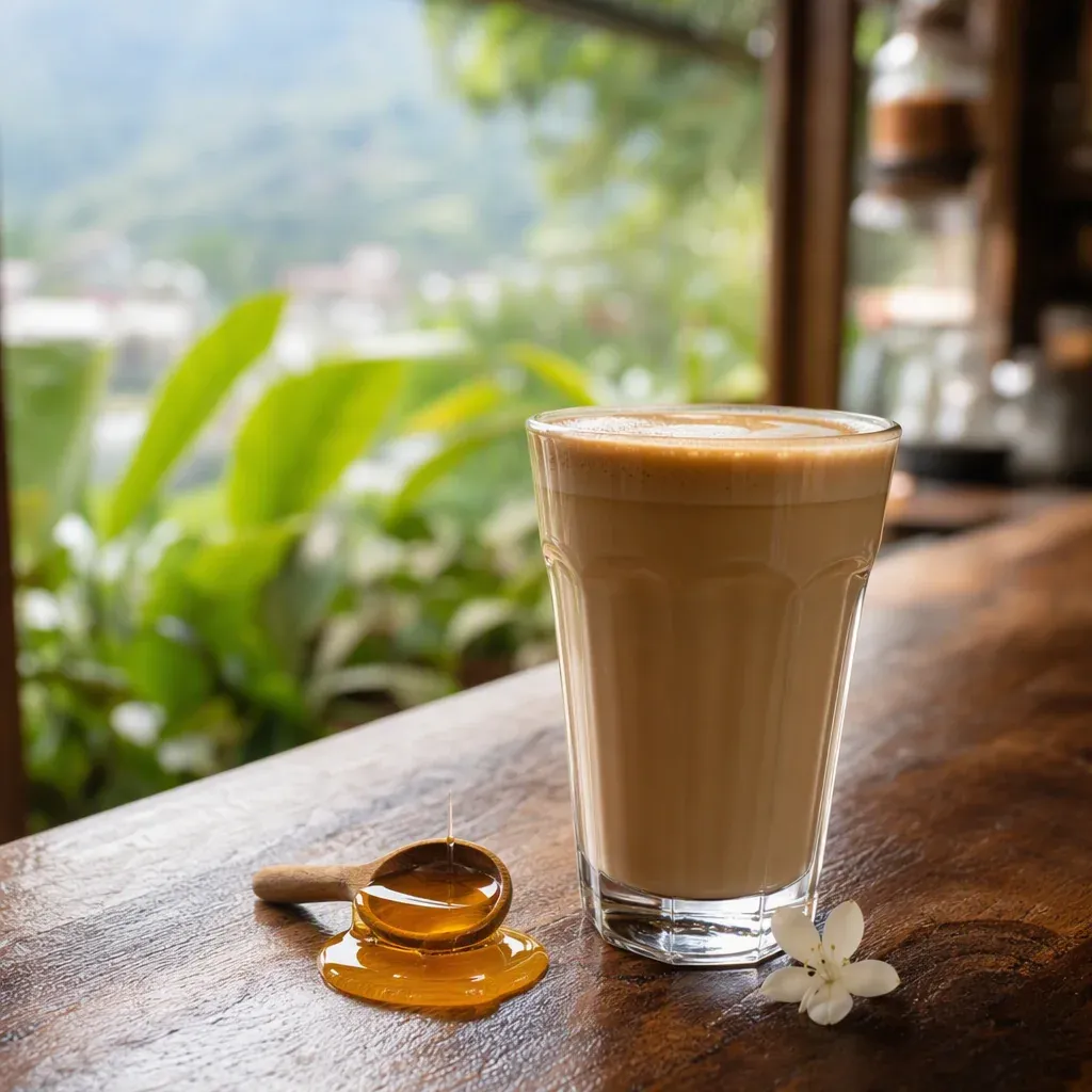 Miel de Angelita con café