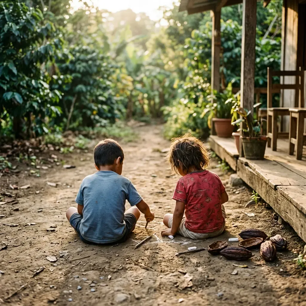 Los niños de la vereda